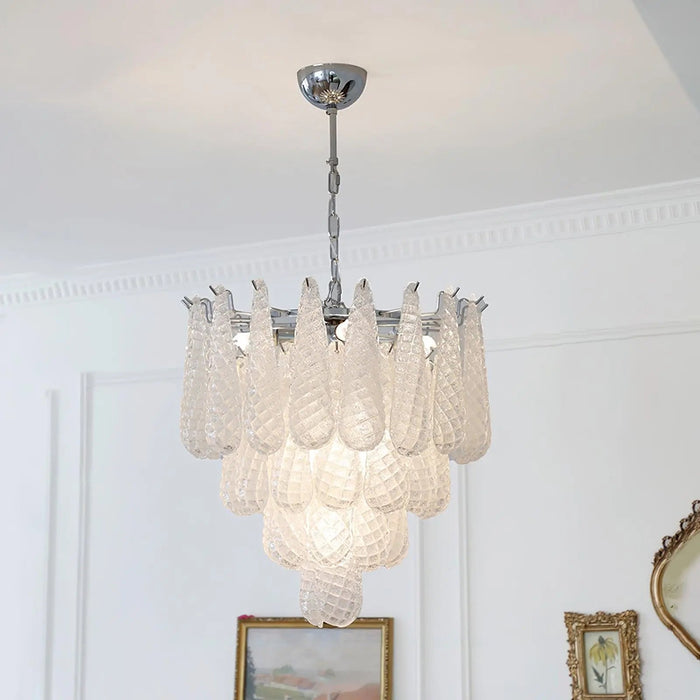 Grid Glass Waterfall Chandelier - Simprolos