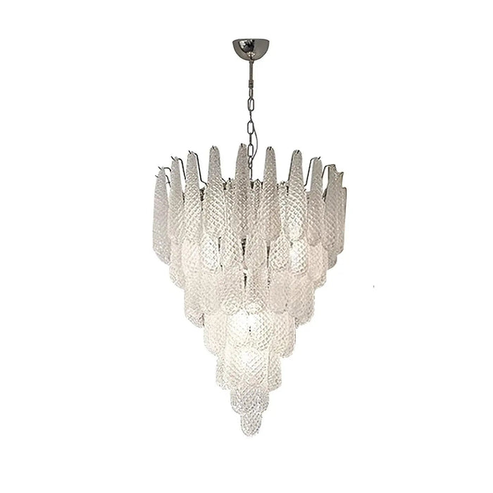 Grid Glass Waterfall Chandelier - Simprolos