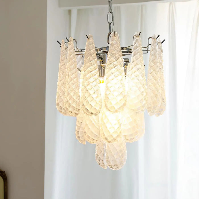 Grid Glass Waterfall Chandelier - Simprolos