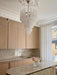 Grid Glass Waterfall Chandelier - Simprolos
