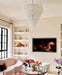 Grid Glass Waterfall Chandelier - Simprolos