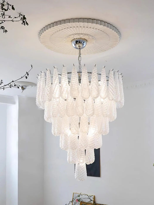Grid Glass Waterfall Chandelier - Simprolos