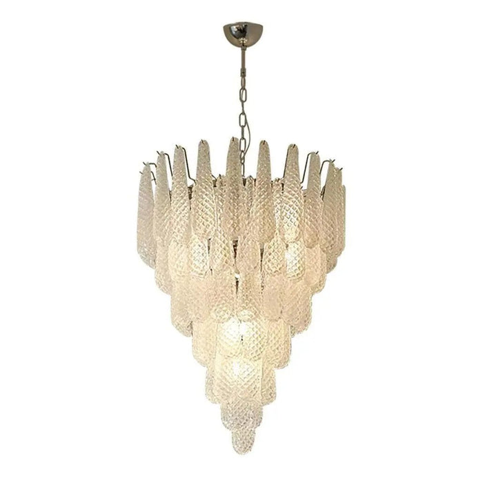 Grid Glass Waterfall Chandelier - Simprolos