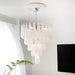 Grid Glass Waterfall Chandelier - Simprolos