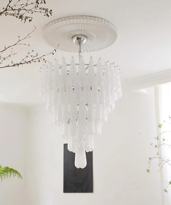 Grid Glass Waterfall Chandelier - Simprolos