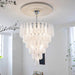 Grid Glass Waterfall Chandelier - Simprolos