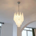 Grid Glass Waterfall Chandelier - Simprolos