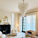 Grid Glass Waterfall Chandelier - Simprolos