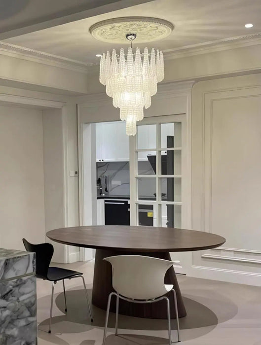 Grid Glass Waterfall Chandelier - Simprolos