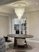 Grid Glass Waterfall Chandelier - Simprolos