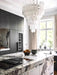 Grid Glass Waterfall Chandelier - Simprolos