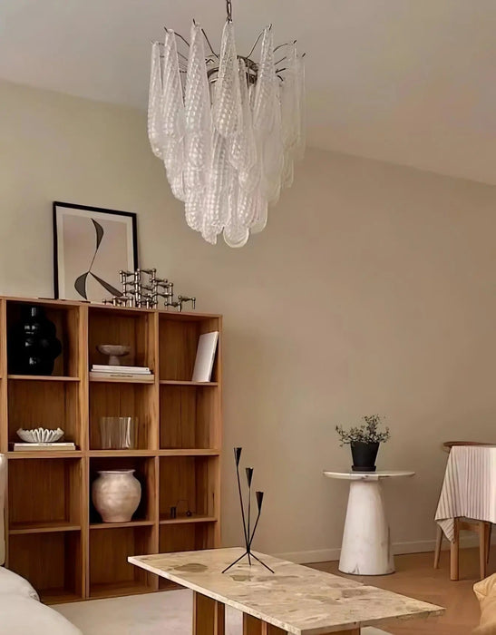 Grid Glass Waterfall Chandelier - Simprolos