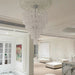 Grid Glass Waterfall Chandelier - Simprolos