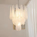 Grid Glass Waterfall Chandelier - Simprolos