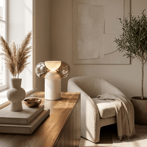 Halo Alabaster Table Lamp - Simprolos