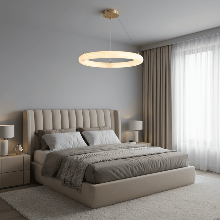 Halo di Pietra Alabaster Chandelier - Simprolos