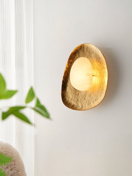 Haloform Aurea Alabaster Wall Lamp - Simprolos