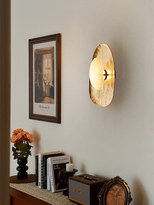 Haloform Aurea Alabaster Wall Lamp - Simprolos