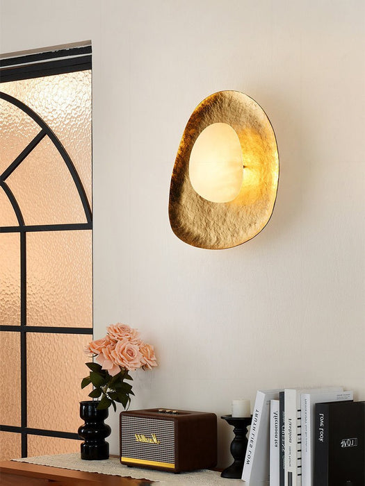 Haloform Aurea Alabaster Wall Lamp - Simprolos