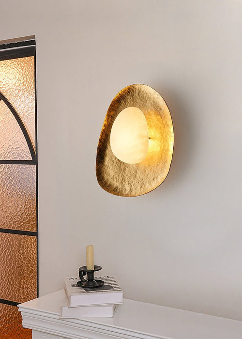 Haloform Aurea Alabaster Wall Lamp - Simprolos