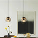 Handblown Stained Glass Orb Pendant Light Lampshade - Simprolos
