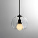 Handblown Stained Glass Orb Pendant Light Lampshade - Simprolos