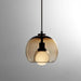 Handblown Stained Glass Orb Pendant Light Lampshade - Simprolos