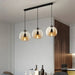 Handblown Stained Glass Orb Pendant Light Lampshade - Simprolos