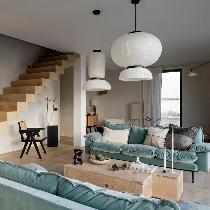 Handcrafted Xuan Paper Pendant Light - Simprolos
