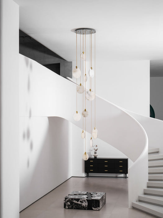 Harvest Alabaster Pendant Lamp - Simprolos