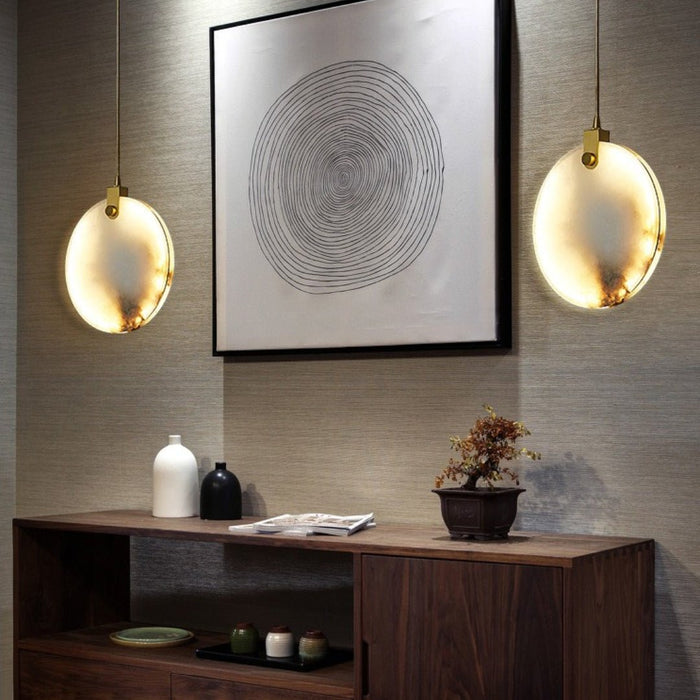 Harvest Alabaster Pendant Lamp - Simprolos