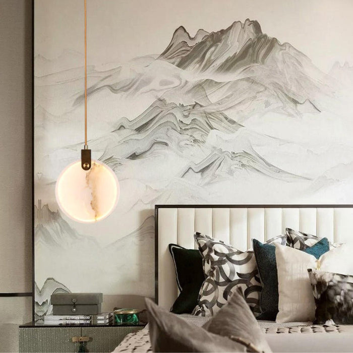 Harvest Alabaster Pendant Lamp - Simprolos