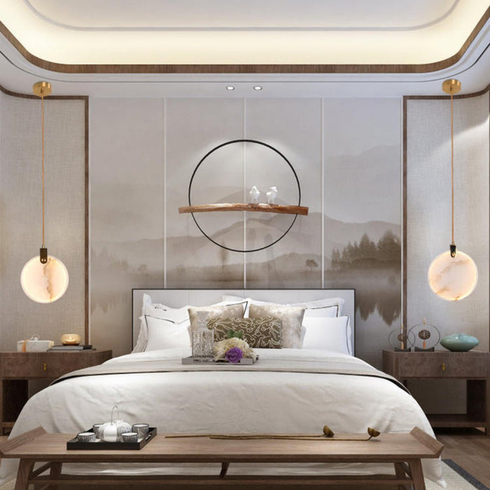 Harvest Alabaster Pendant Lamp - Simprolos