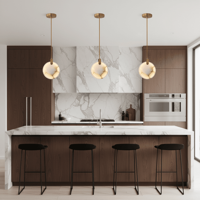 Harvest Alabaster Pendant Lamp - Simprolos