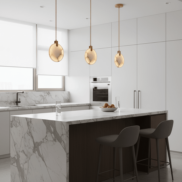 Harvest Alabaster Pendant Lamp - Simprolos