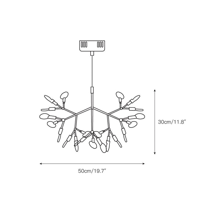 Heracleum Chandelier - Simprolos