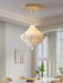 Hexa Alabaster Cascade Chandelier - Simprolos