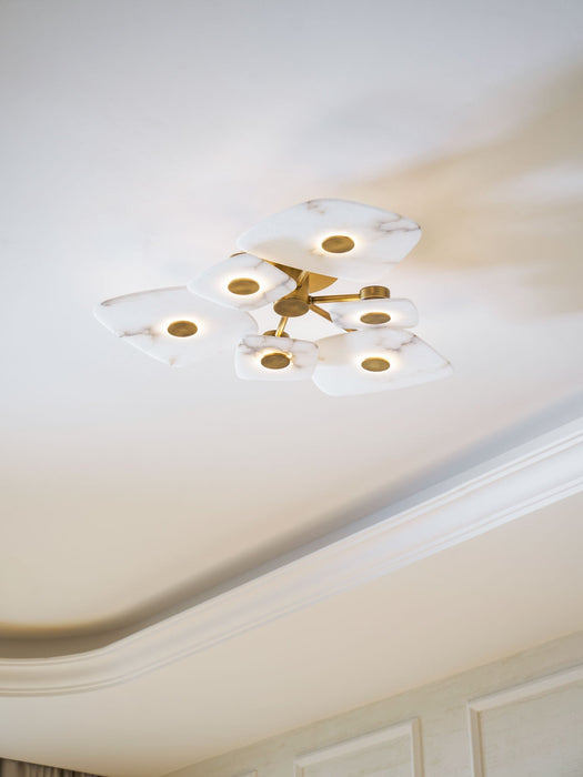 Holmdel Alabaster Ceiling Lamp - Simprolos