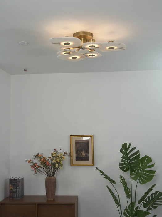 Holmdel Alabaster Ceiling Lamp - Simprolos