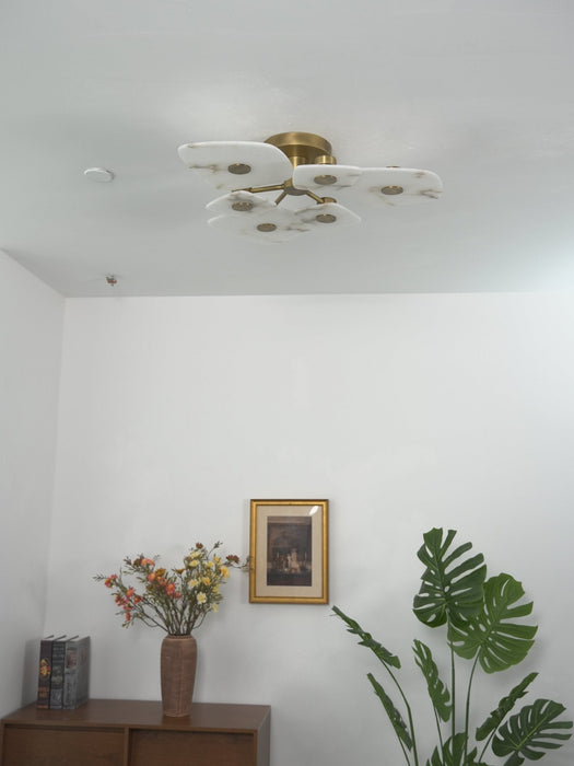 Holmdel Alabaster Ceiling Lamp - Simprolos