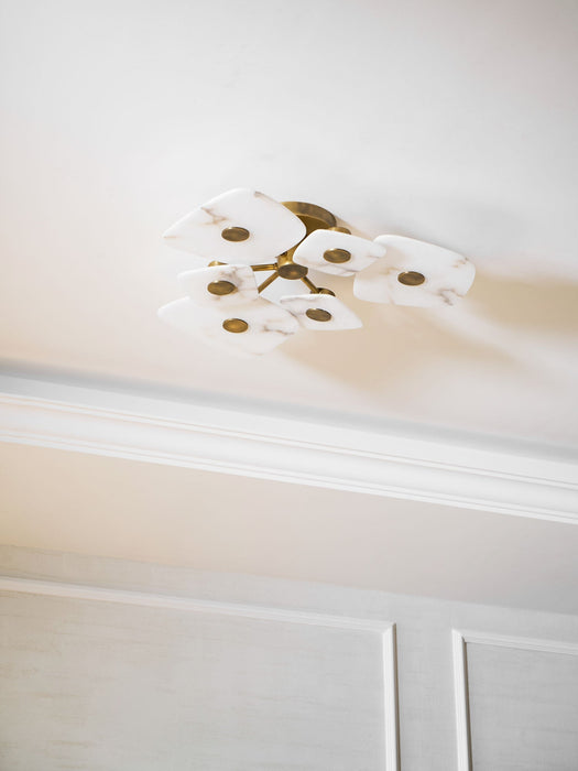 Holmdel Alabaster Ceiling Lamp - Simprolos