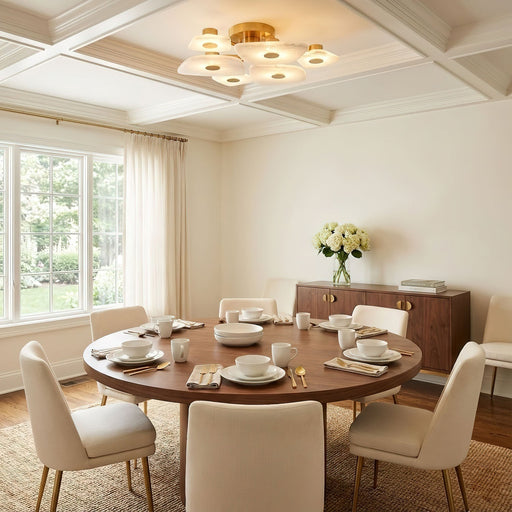 Holmdel Alabaster Ceiling Lamp - Simprolos