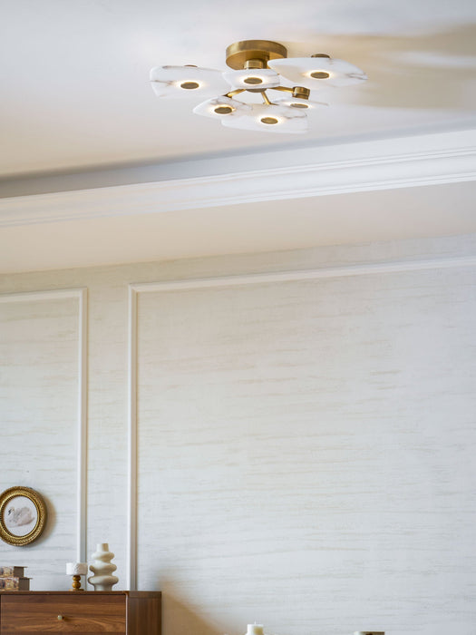 Holmdel Alabaster Ceiling Lamp - Simprolos