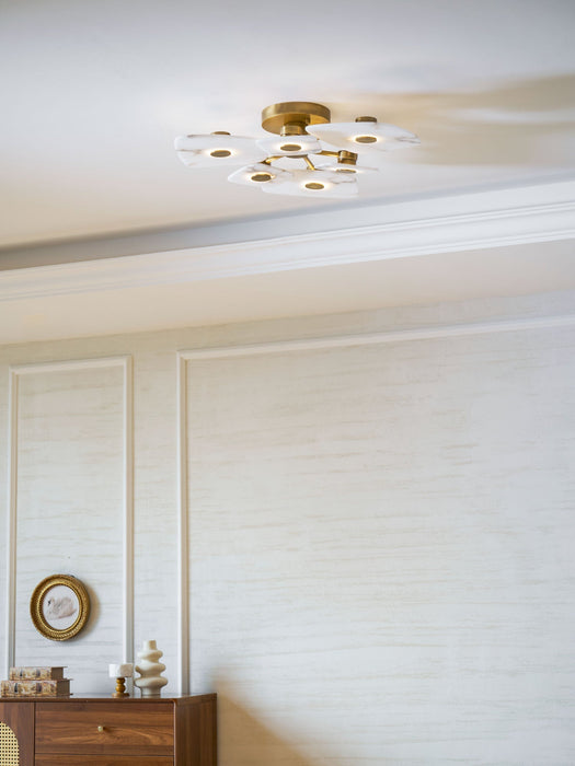 Holmdel Alabaster Ceiling Lamp - Simprolos