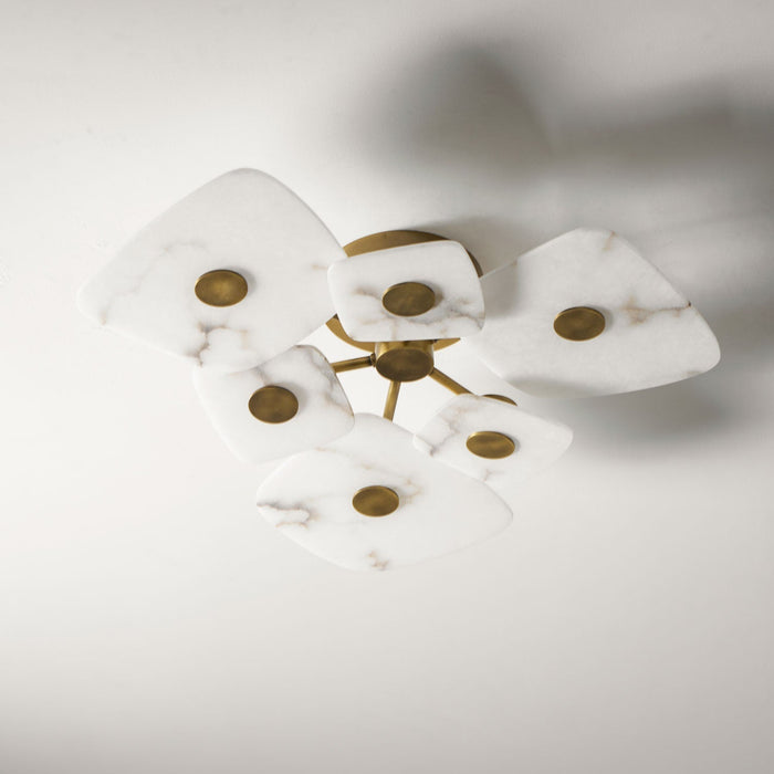 Holmdel Alabaster Ceiling Lamp - Simprolos