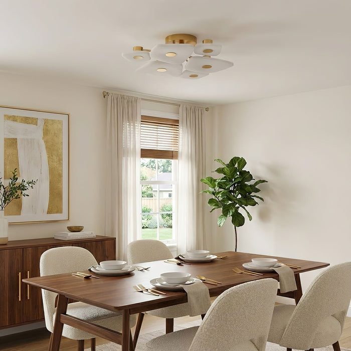 Holmdel Alabaster Ceiling Lamp - Simprolos