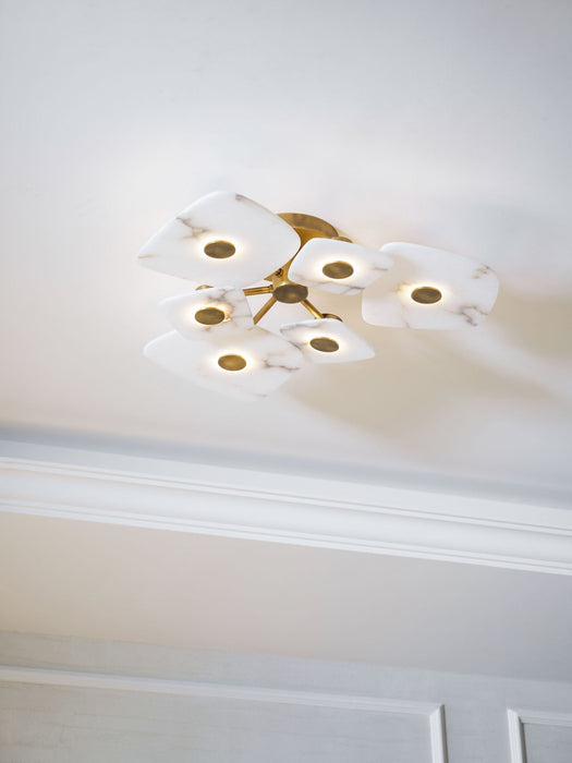 Holmdel Alabaster Ceiling Lamp - Simprolos