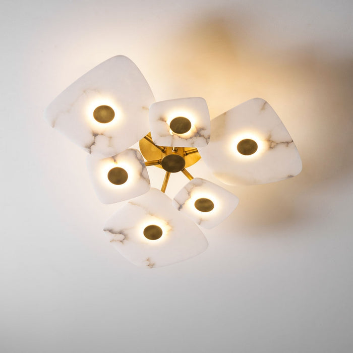 Holmdel Alabaster Ceiling Lamp - Simprolos