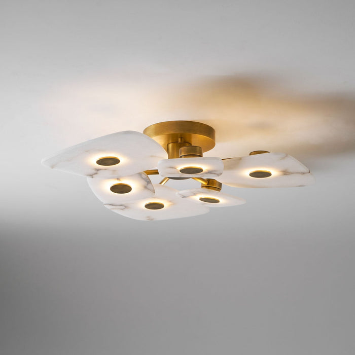 Holmdel Alabaster Ceiling Lamp - Simprolos
