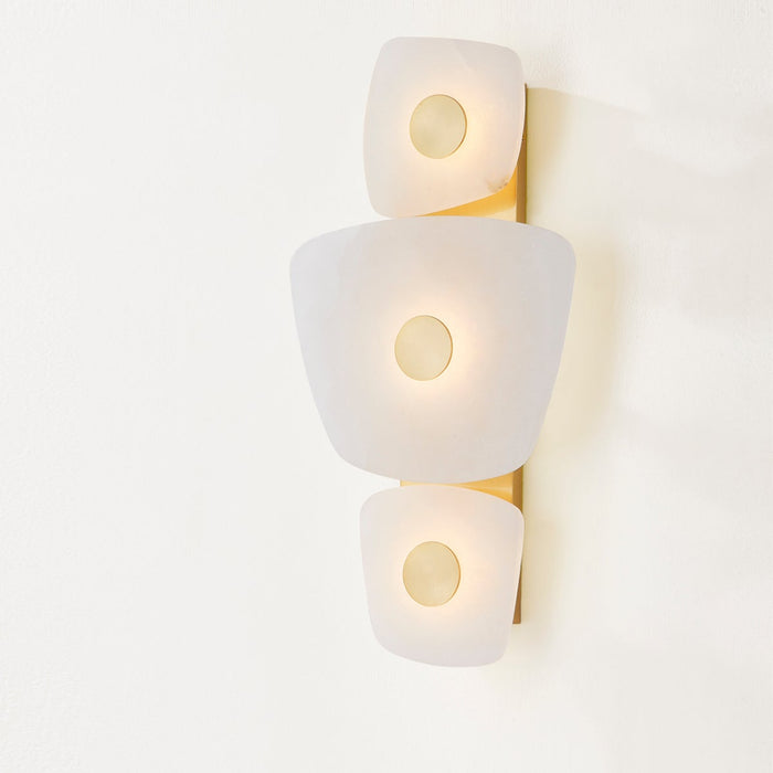 Holmdel Alabaster Wall Lamp - Simprolos